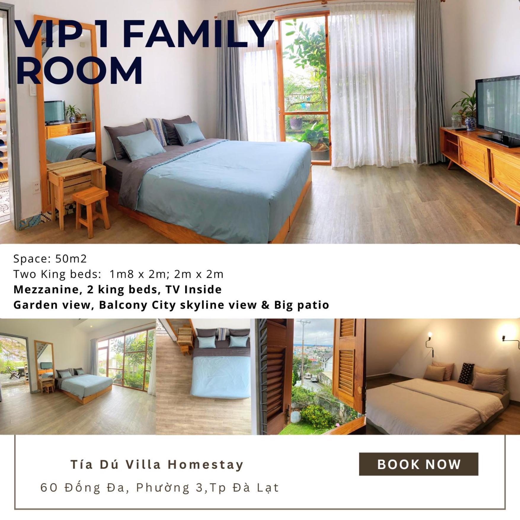 Tia Du Villa Homestay Da Lat Kültér fotó